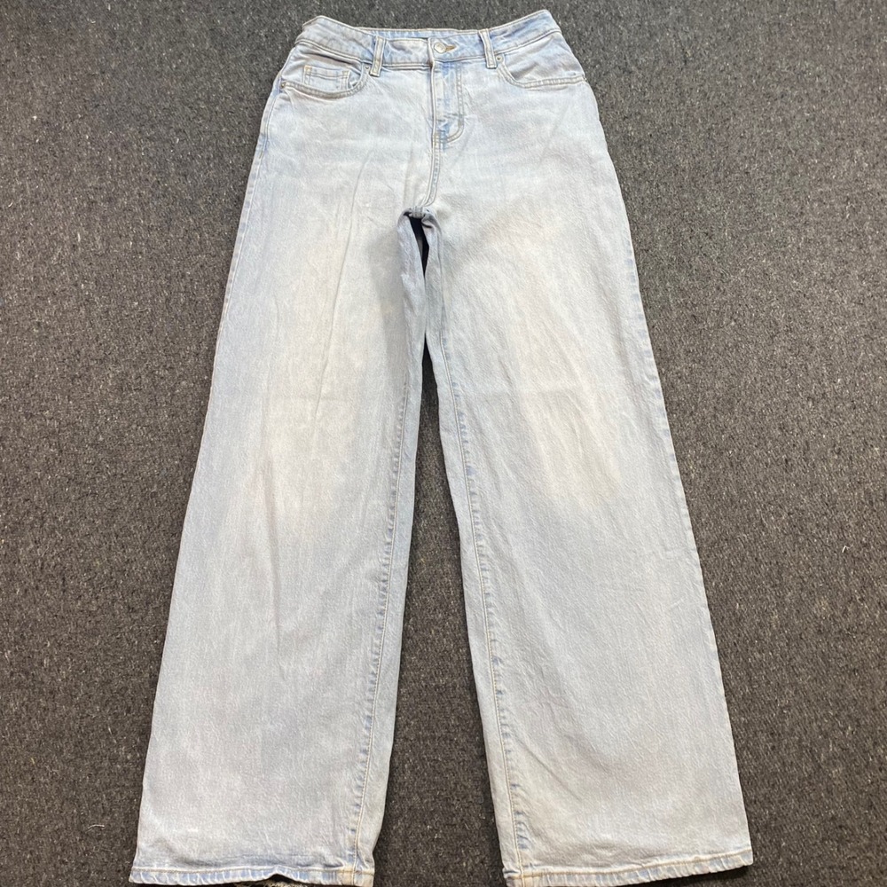 Wild Fable High Rise Baggy Jeans Sz 6 Womens Light Wash Blue Y2K Wide Leg Denim